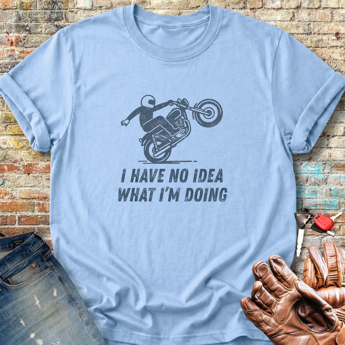 No Idea Classic T-Shirt - Light Blue