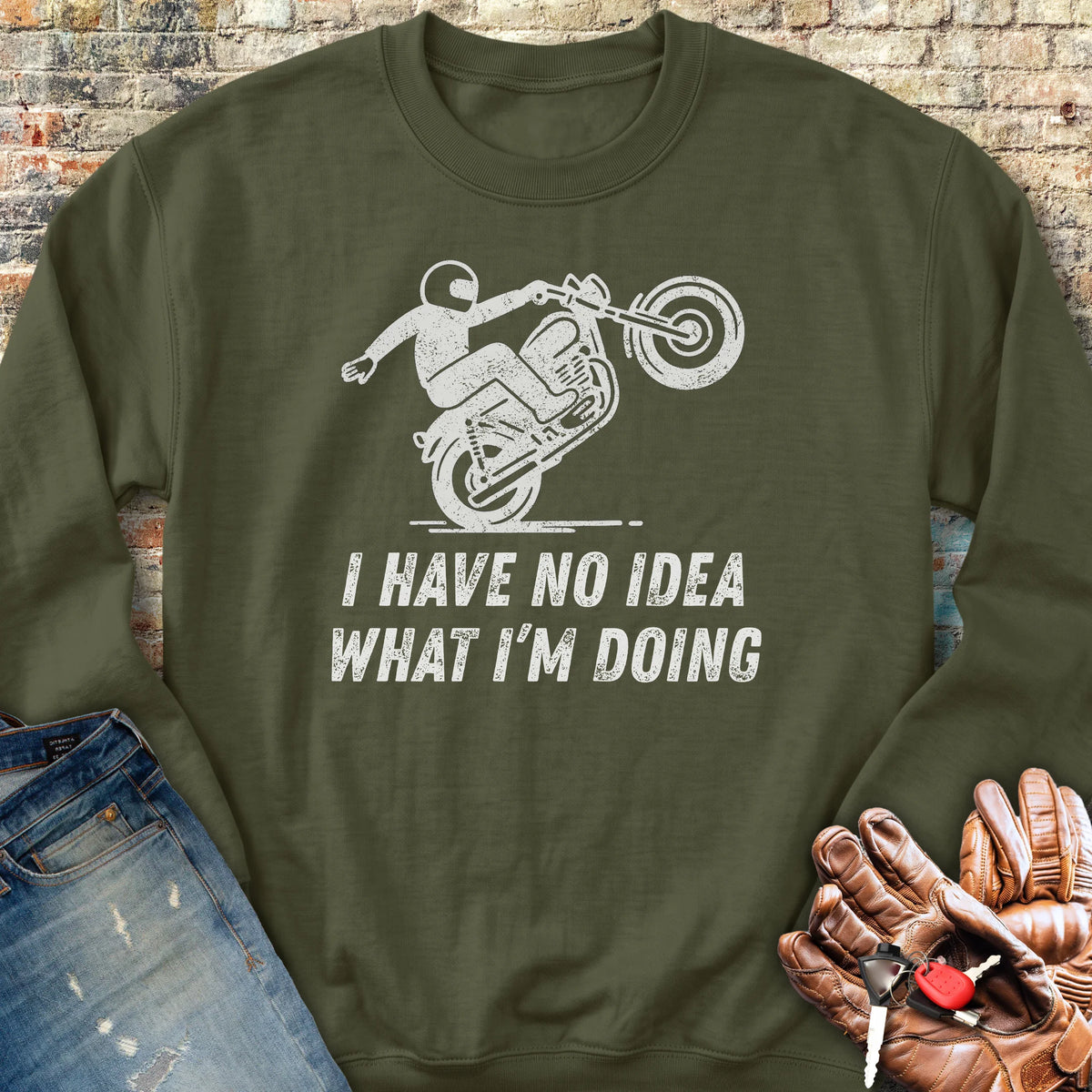 No Idea Sweatshirt - Military Green