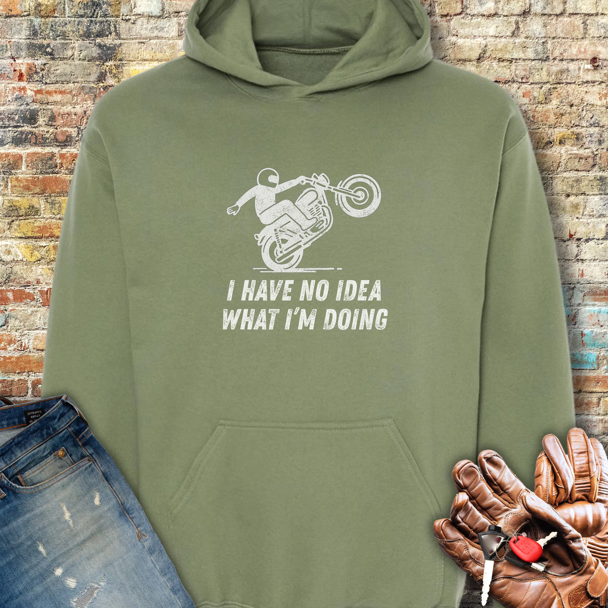 No Idea Hoodie - Military Green