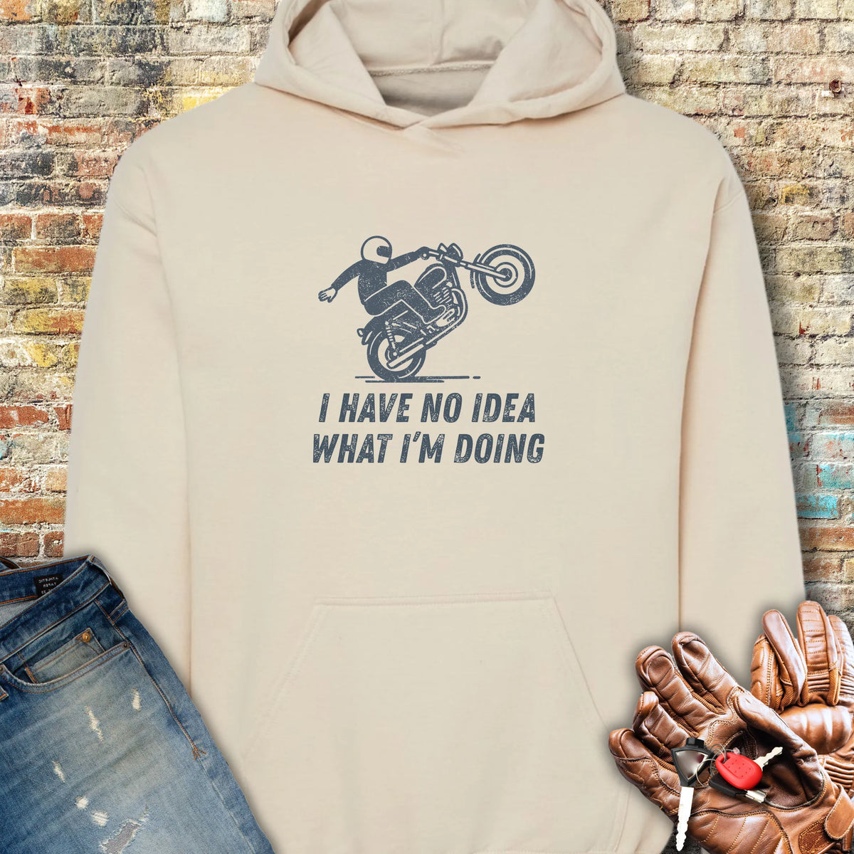 No Idea Hoodie - Sand
