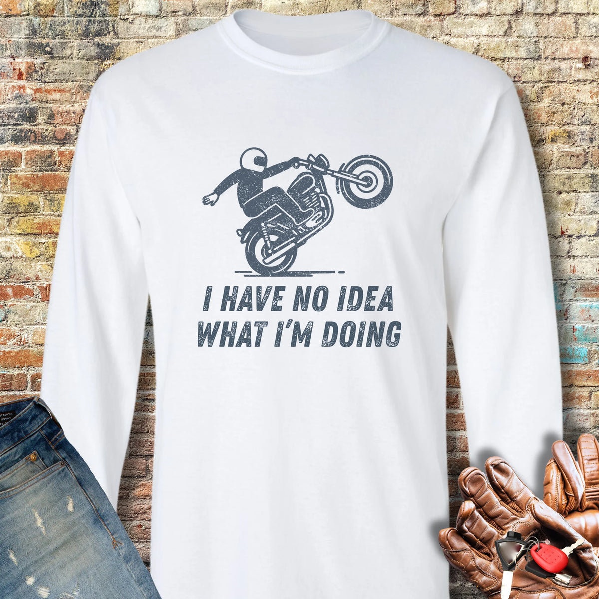 No Idea Long Sleeve T-Shirt - White