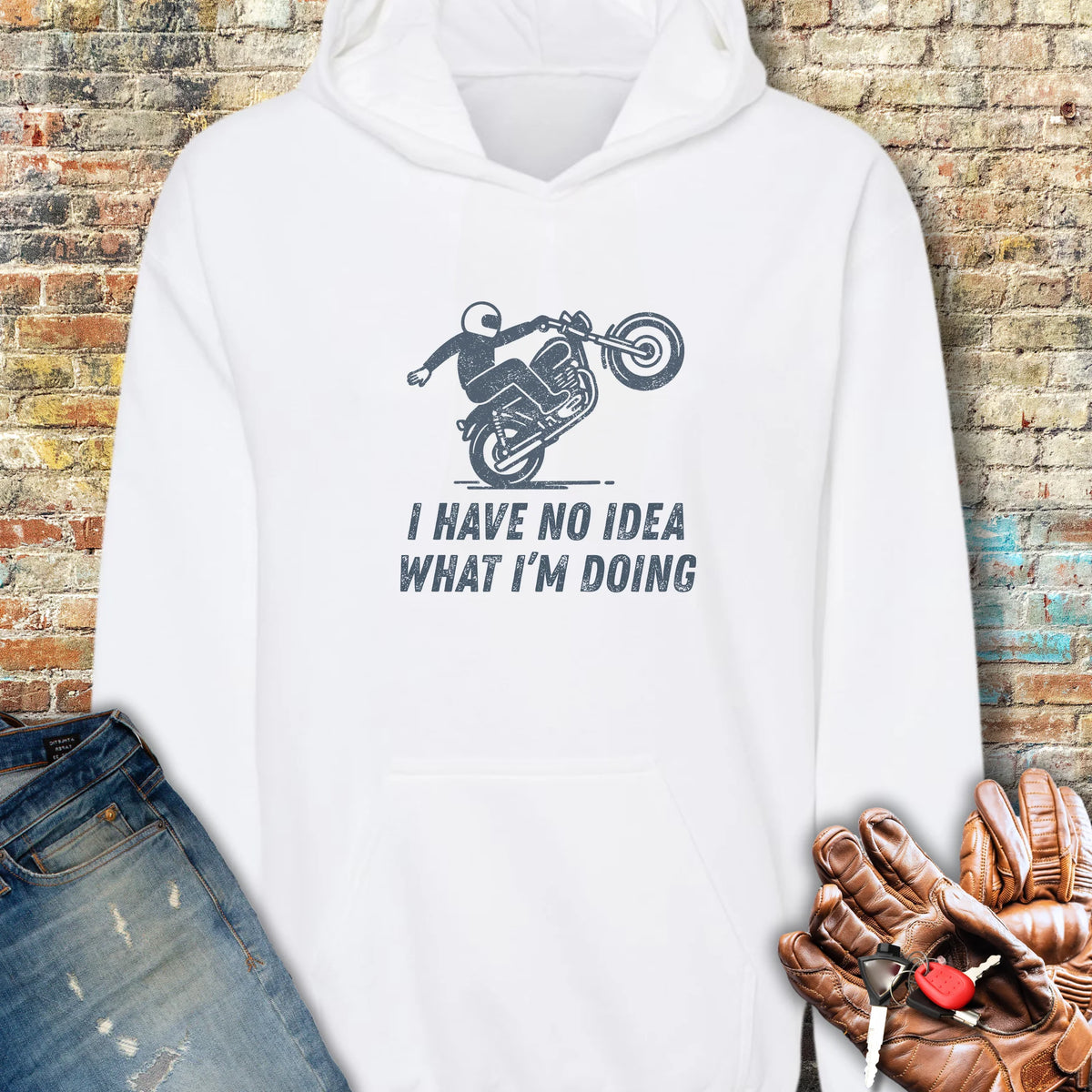 No Idea Hoodie - White