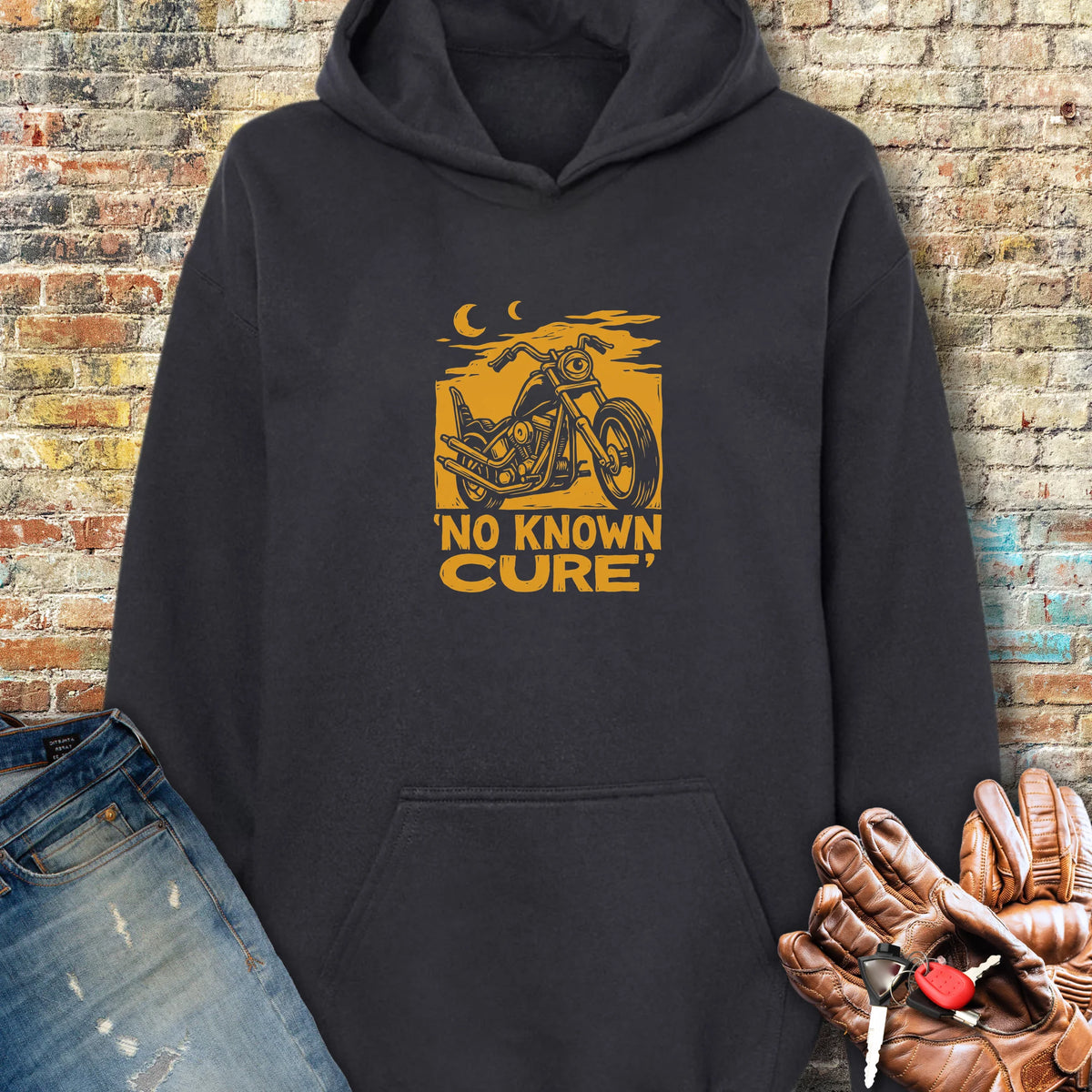No Known Cure Hoodie - Black