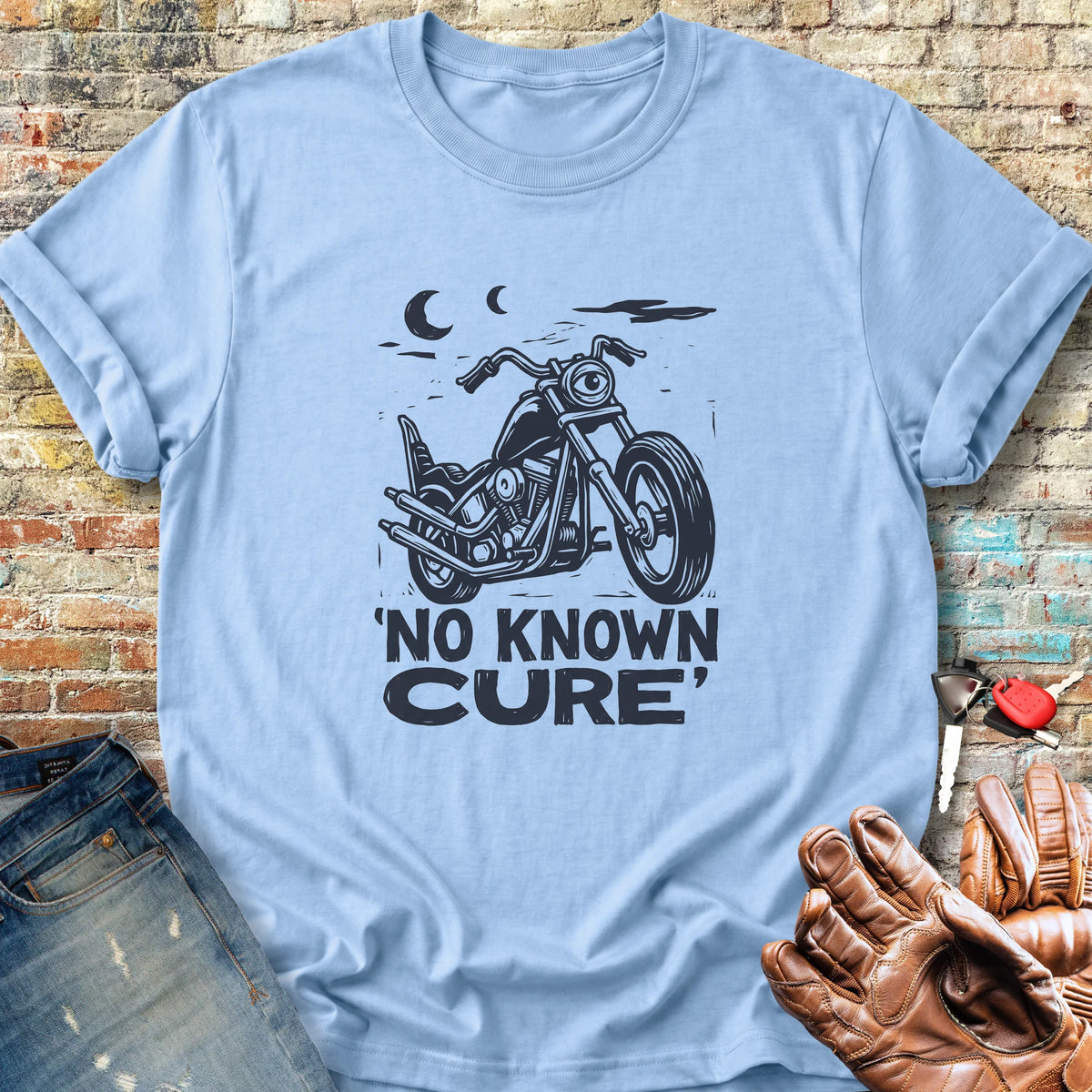 No Known Cure Classic T-Shirt - Light Blue