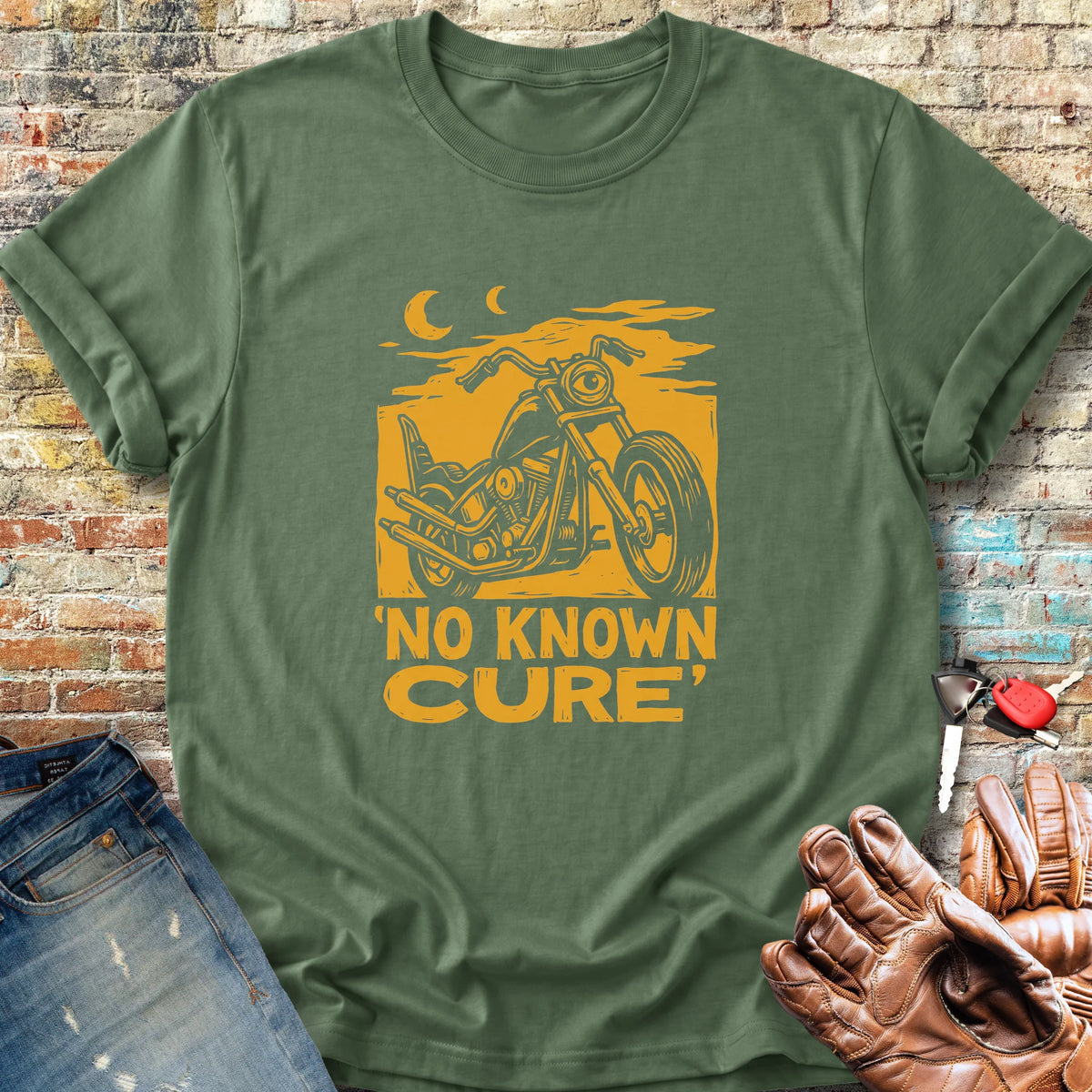 No Known Cure Classic T-Shirt - Military Green