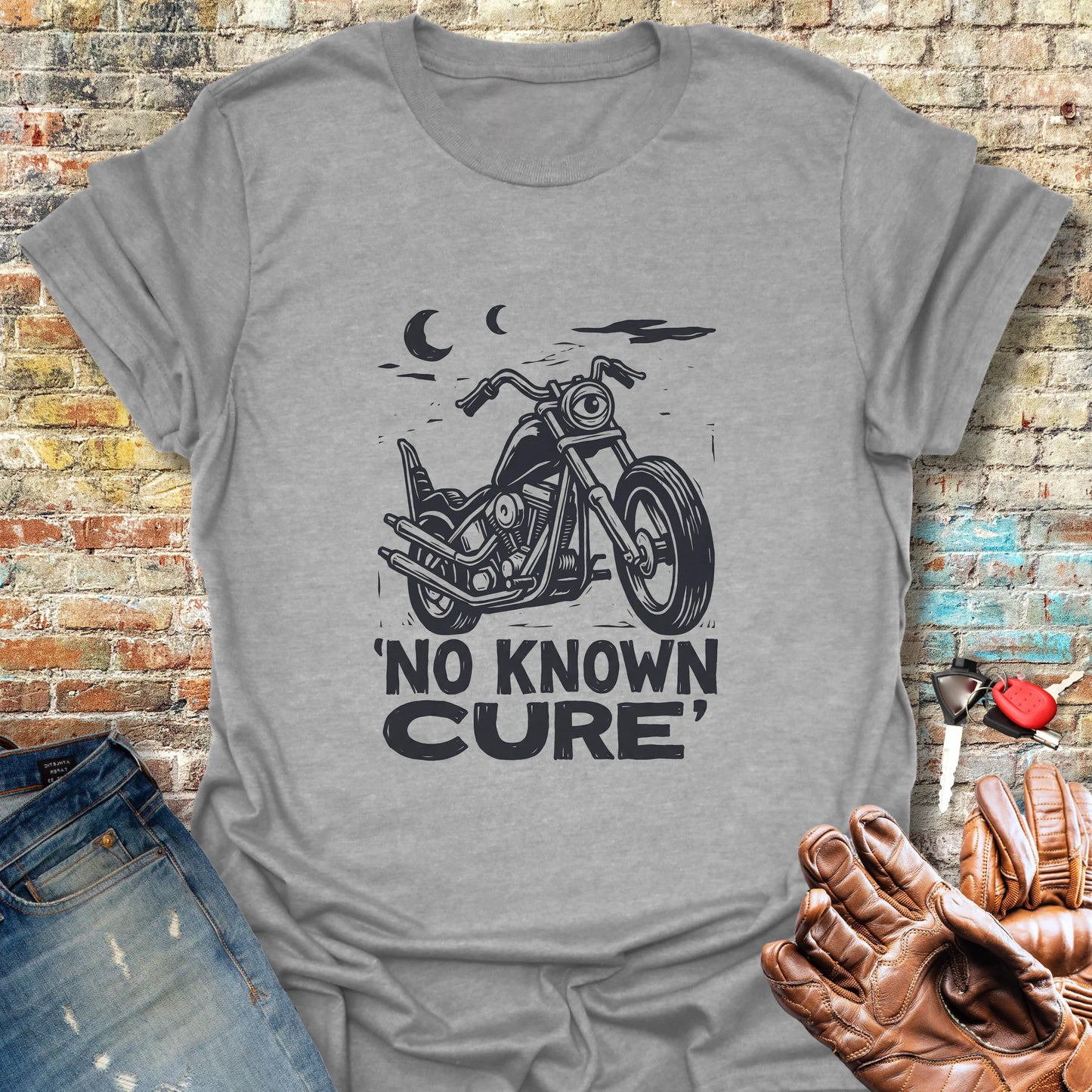 No Known Cure T-Shirt - Sport Grey