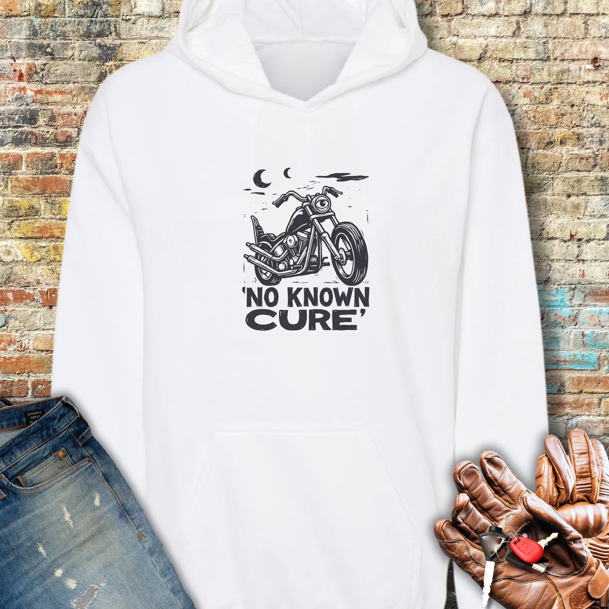 No Known Cure Hoodie - White