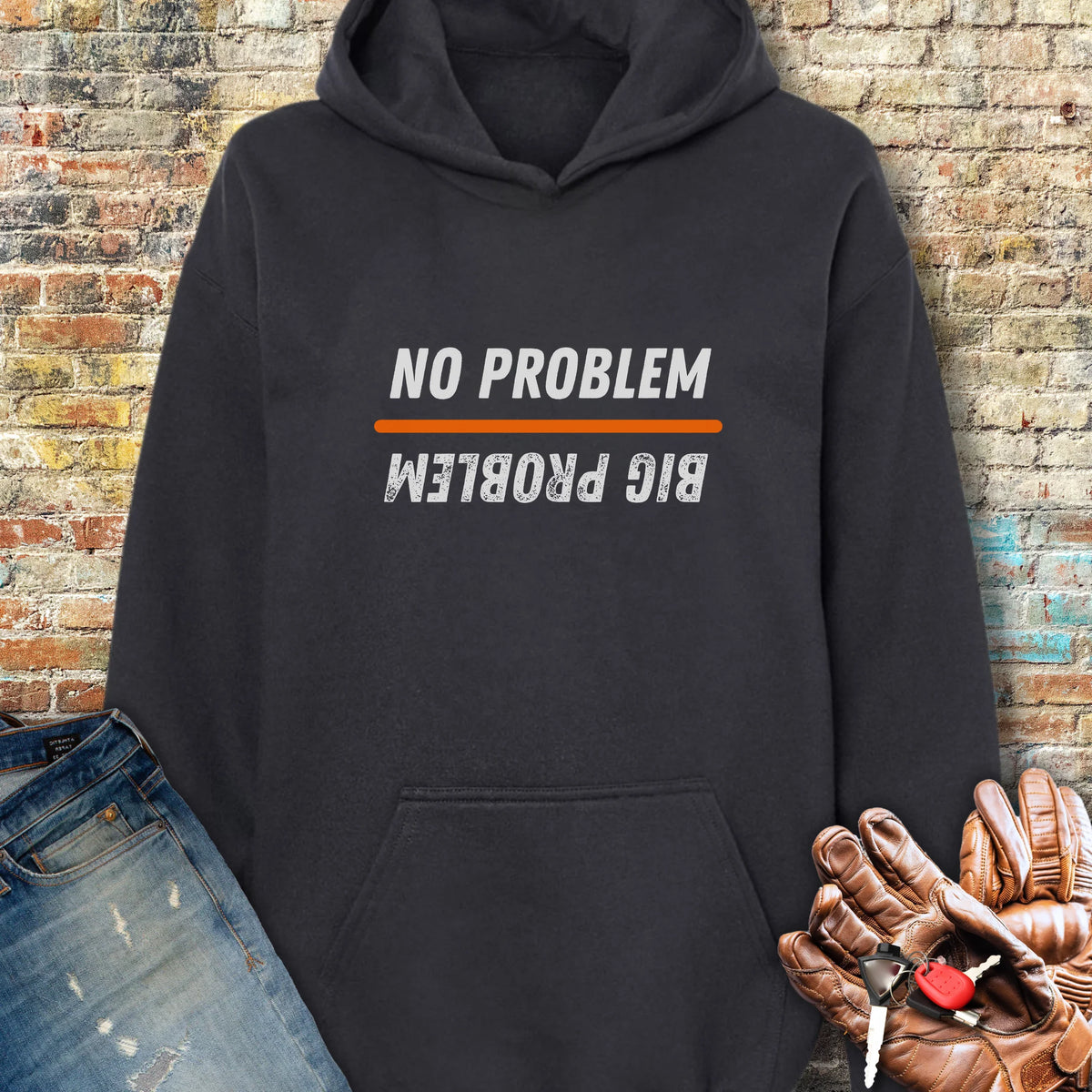 No Problem Hoodie - Black