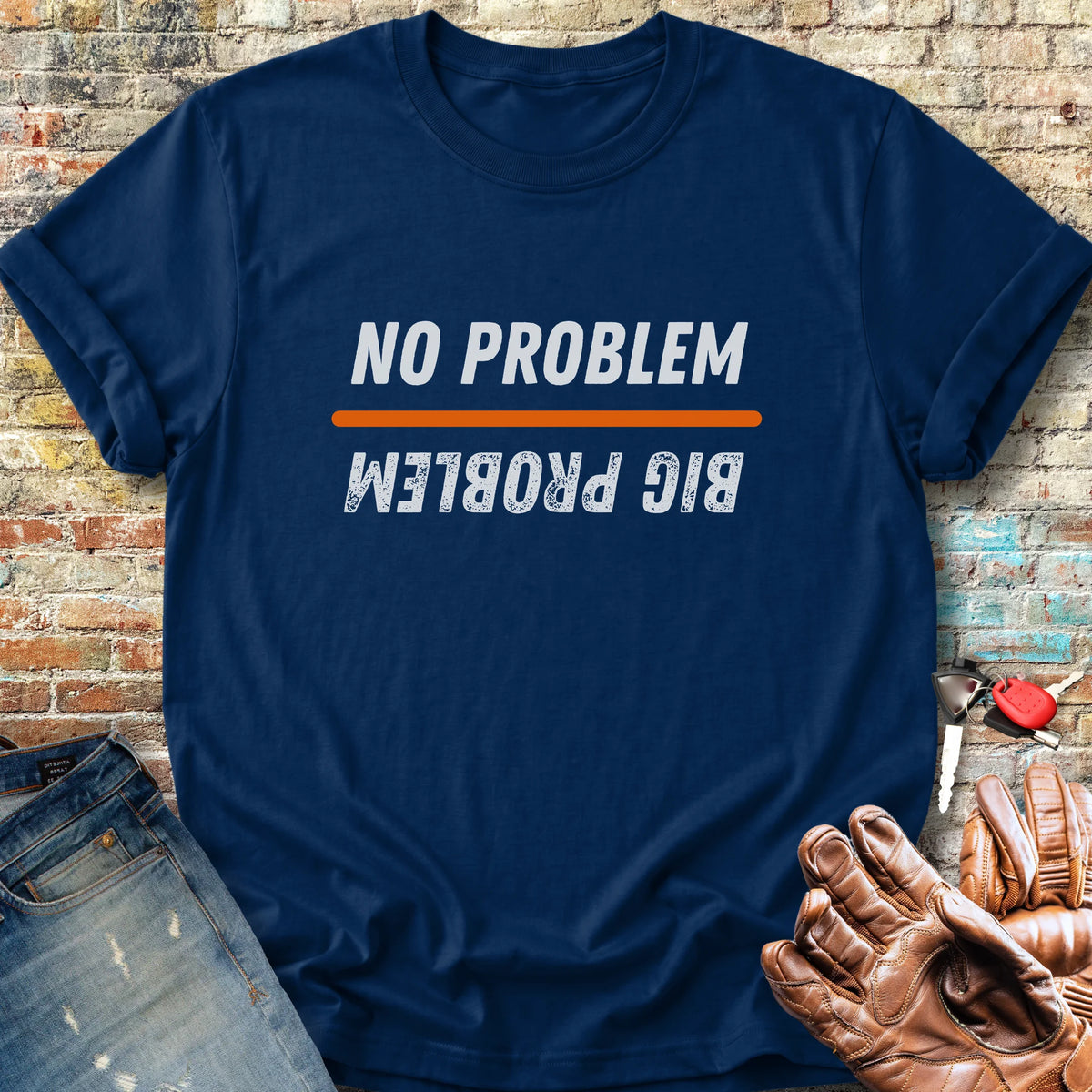 No Problem Classic T-Shirt - Navy