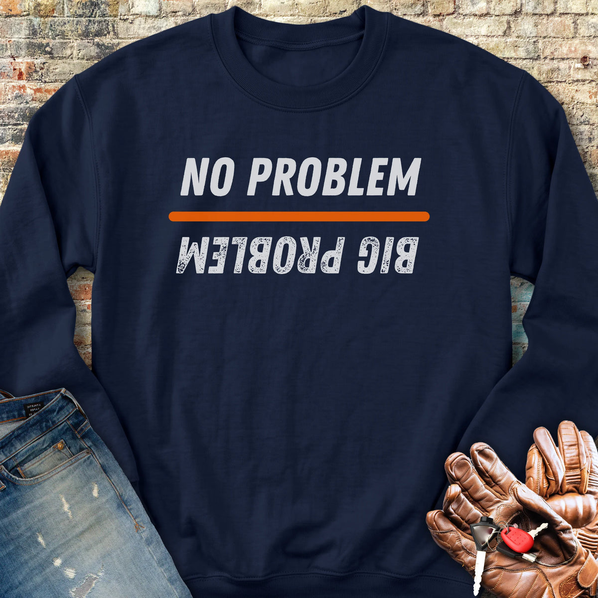 No Problem Sweatshirt - Navy