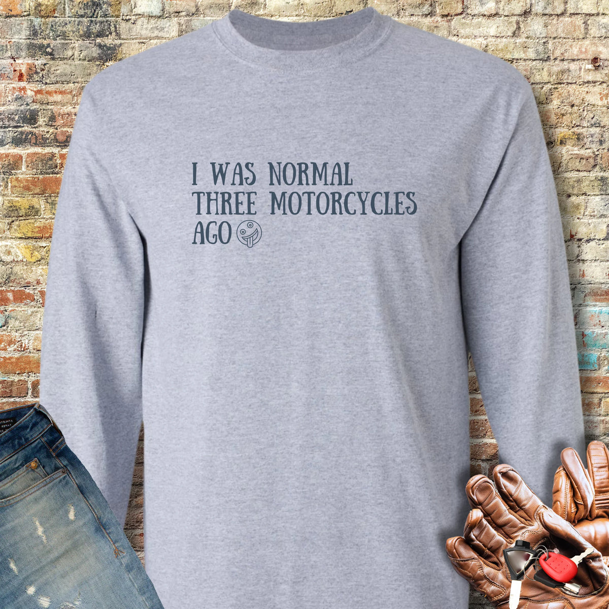 Normal Long Sleeve T-Shirt - Sport Grey
