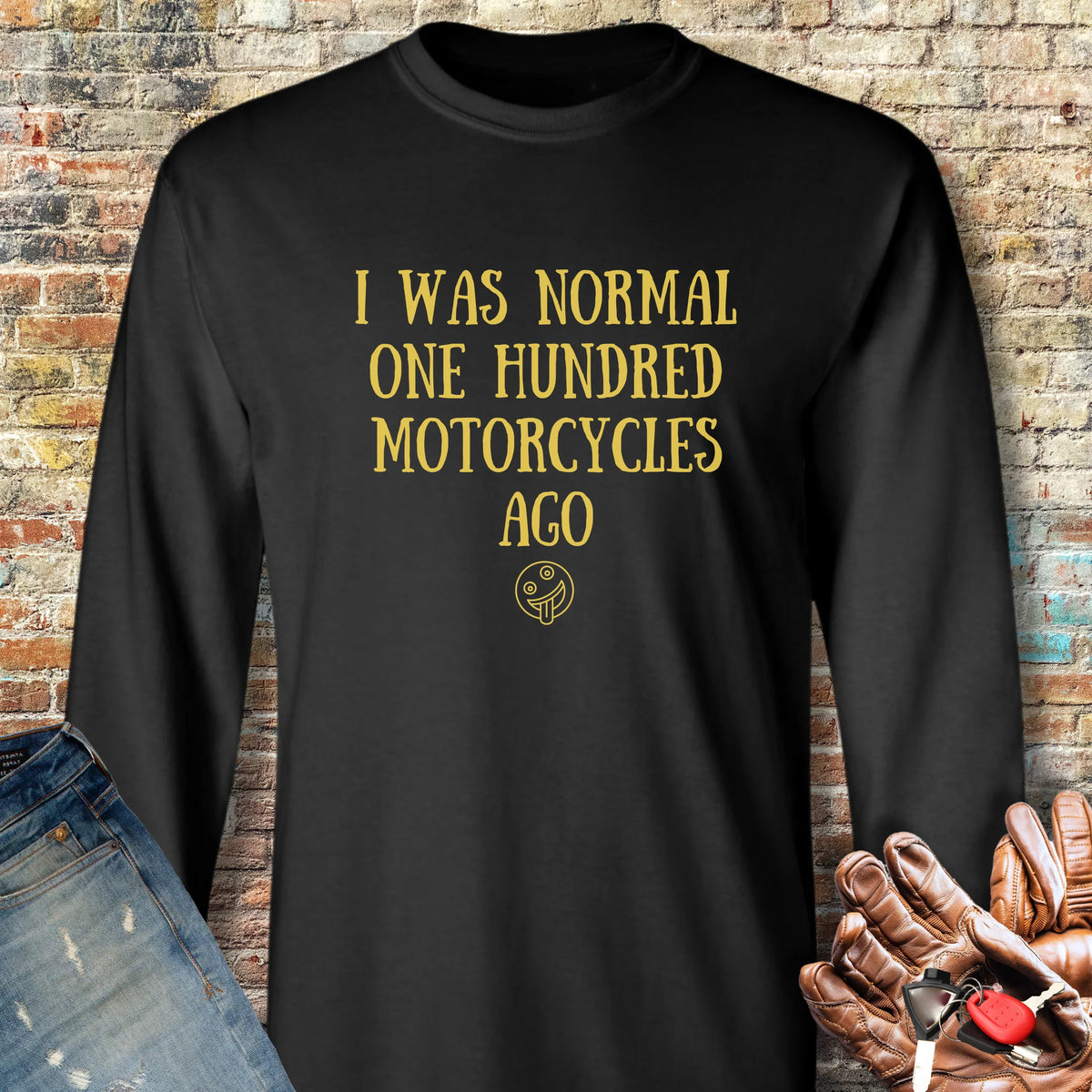 Normal 100 Long Sleeve T-Shirt - Black