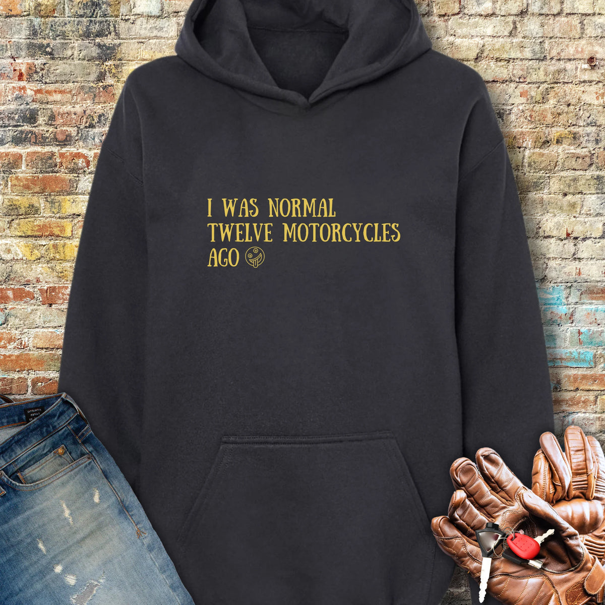 Normal 12 Hoodie - Black