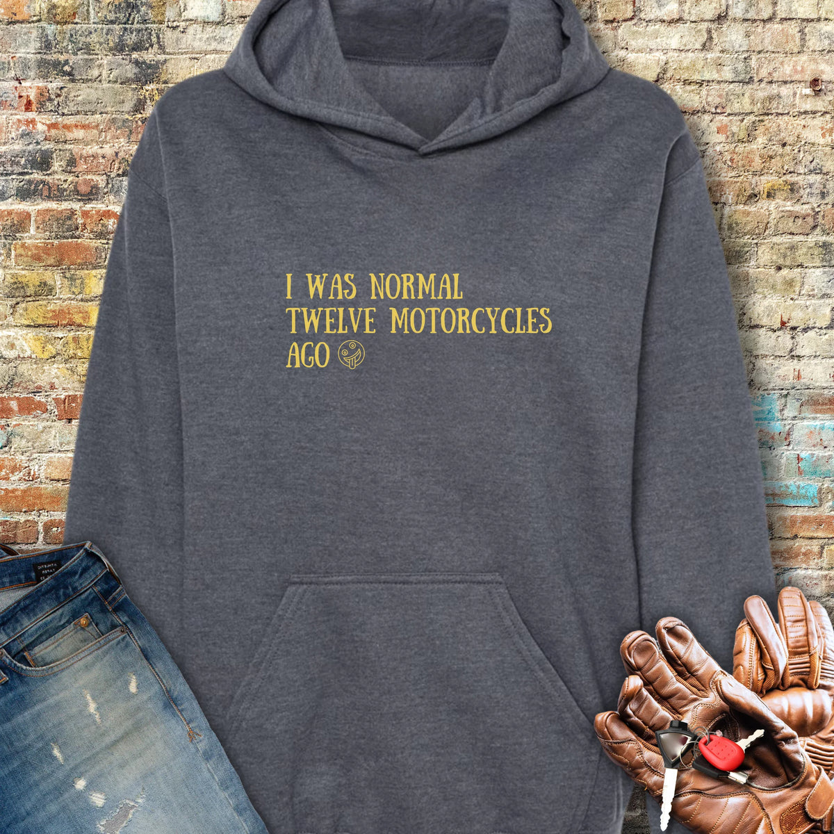 Normal 12 Hoodie - Dark Heather