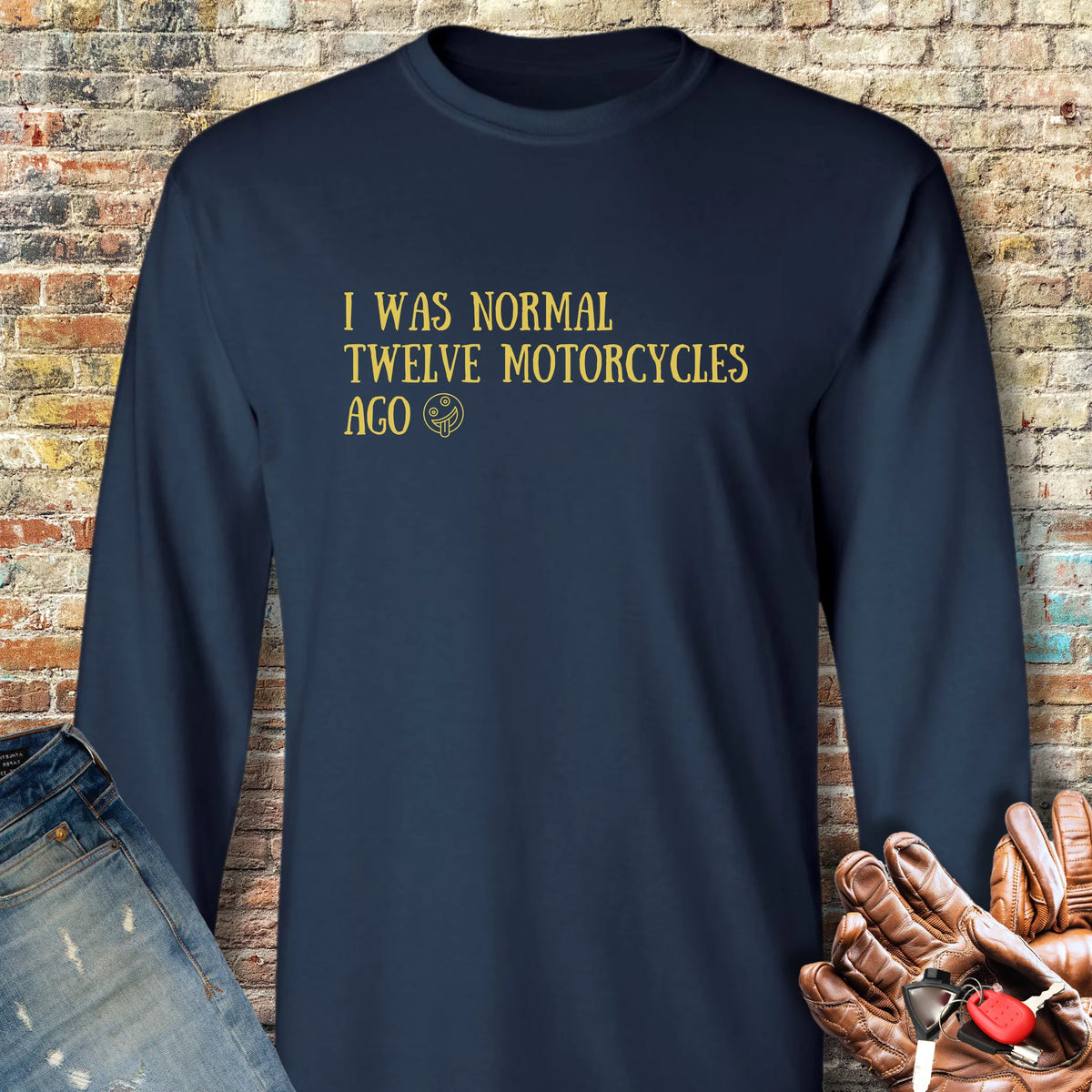 Normal 12 Long Sleeve T-Shirt - Navy