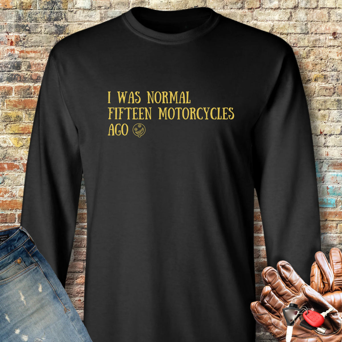 Normal 15 Long Sleeve T-Shirt - Black