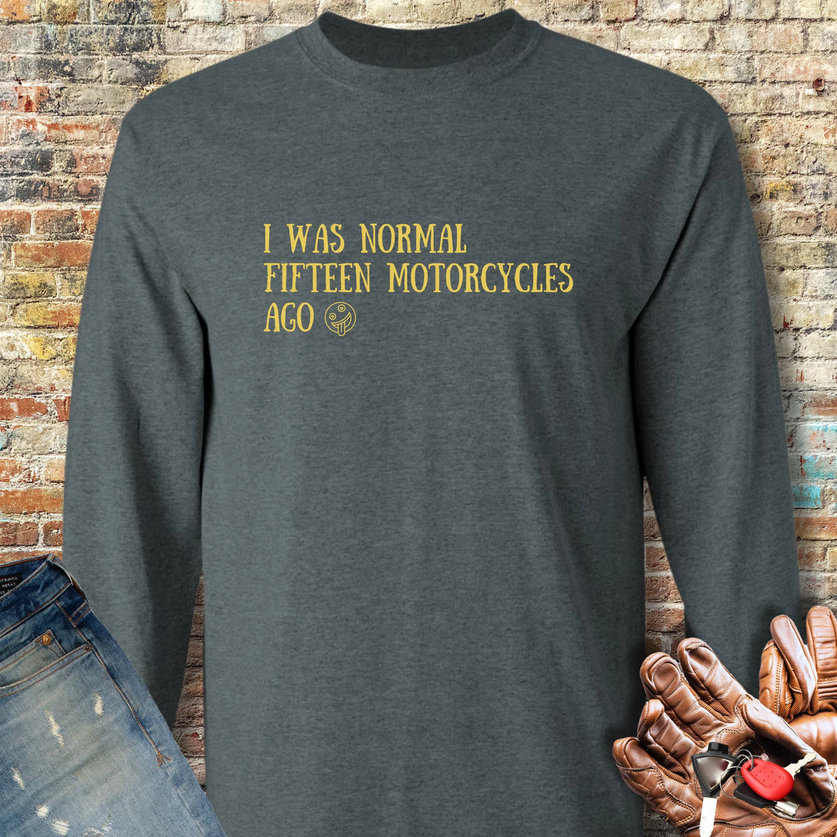 Normal 15 Long Sleeve T-Shirt - Dark Heather