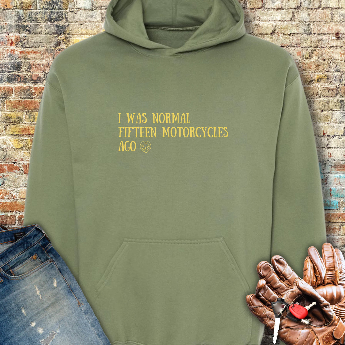 Normal 15 Hoodie - Military Green