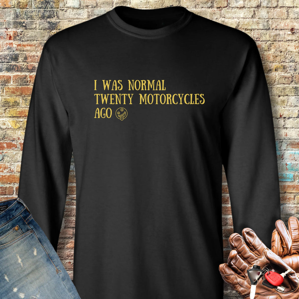 Normal 20 Long Sleeve T-Shirt - Black