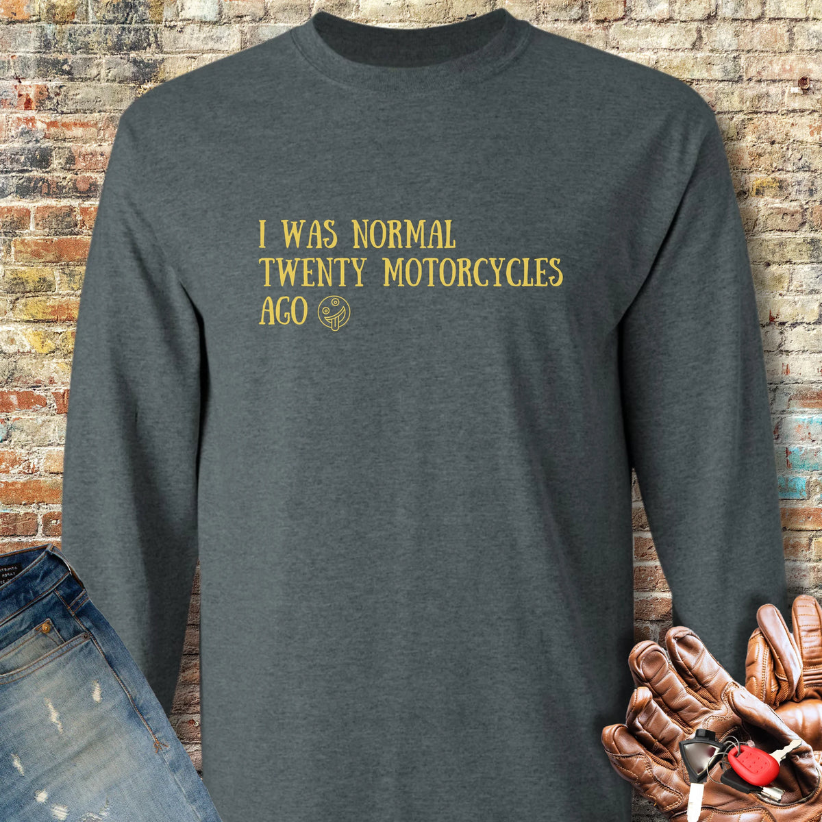 Normal 20 Long Sleeve T-Shirt - Dark Heather