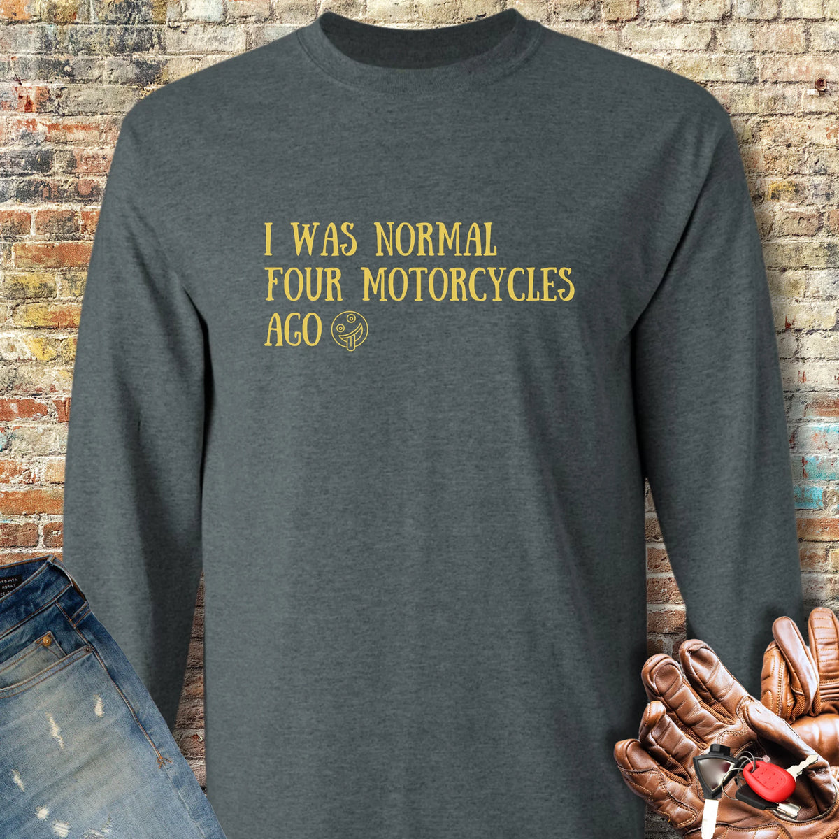 Normal 4 Long Sleeve T-Shirt - Dark Heather