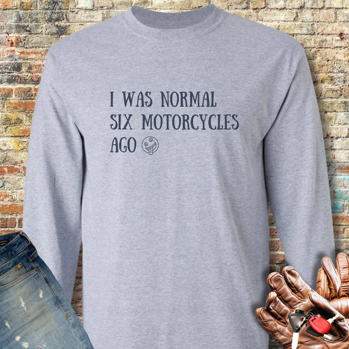 Normal 6 Long Sleeve T-Shirt - Sport Grey
