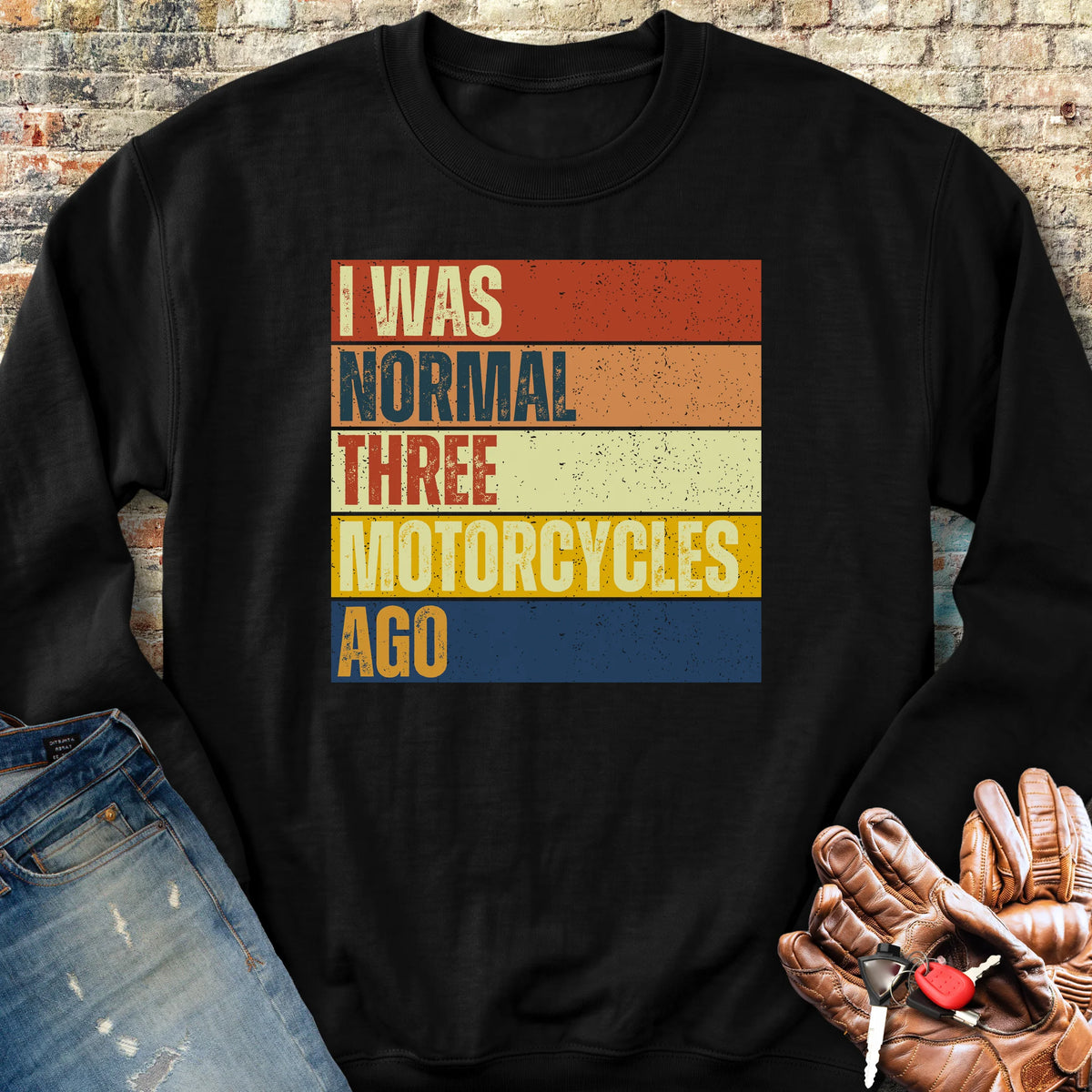 Normal (Block) Sweatshirt - Black