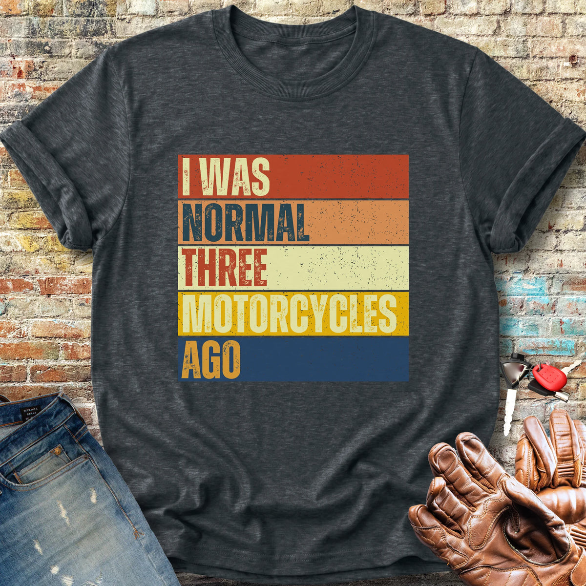 Normal (Block) Classic T-Shirt - Dark Heather