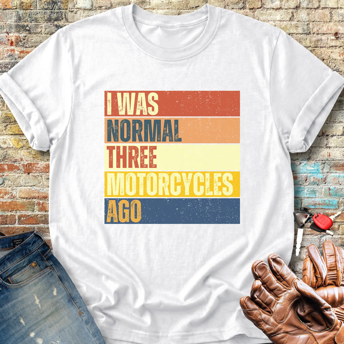 Normal (Block) Classic T-Shirt - White