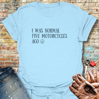 Normal Five T-Shirt - Light Blue