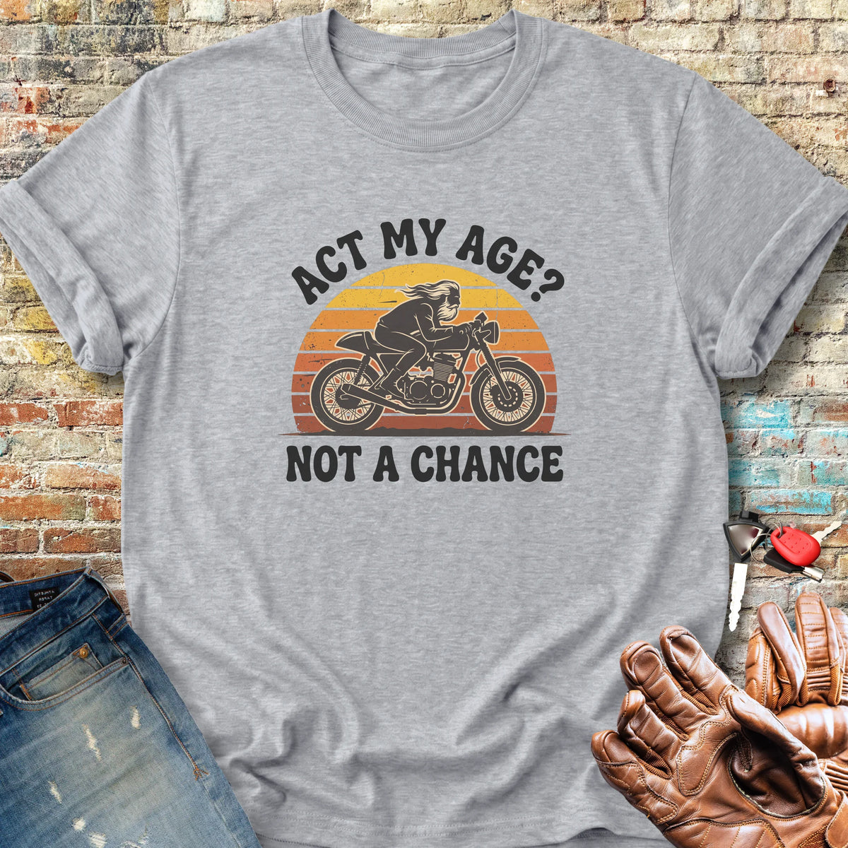 Not A Chance Classic T-Shirt - Sport Grey