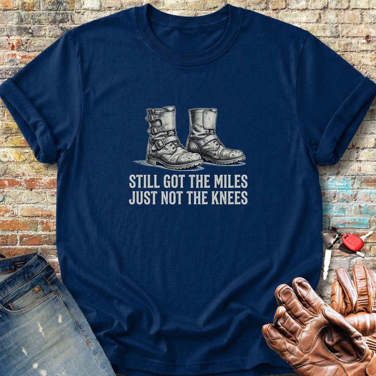 Not The Knees Classic T-Shirt - Navy
