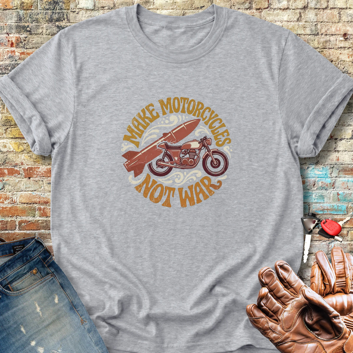Not War Classic T-Shirt - Sport Grey