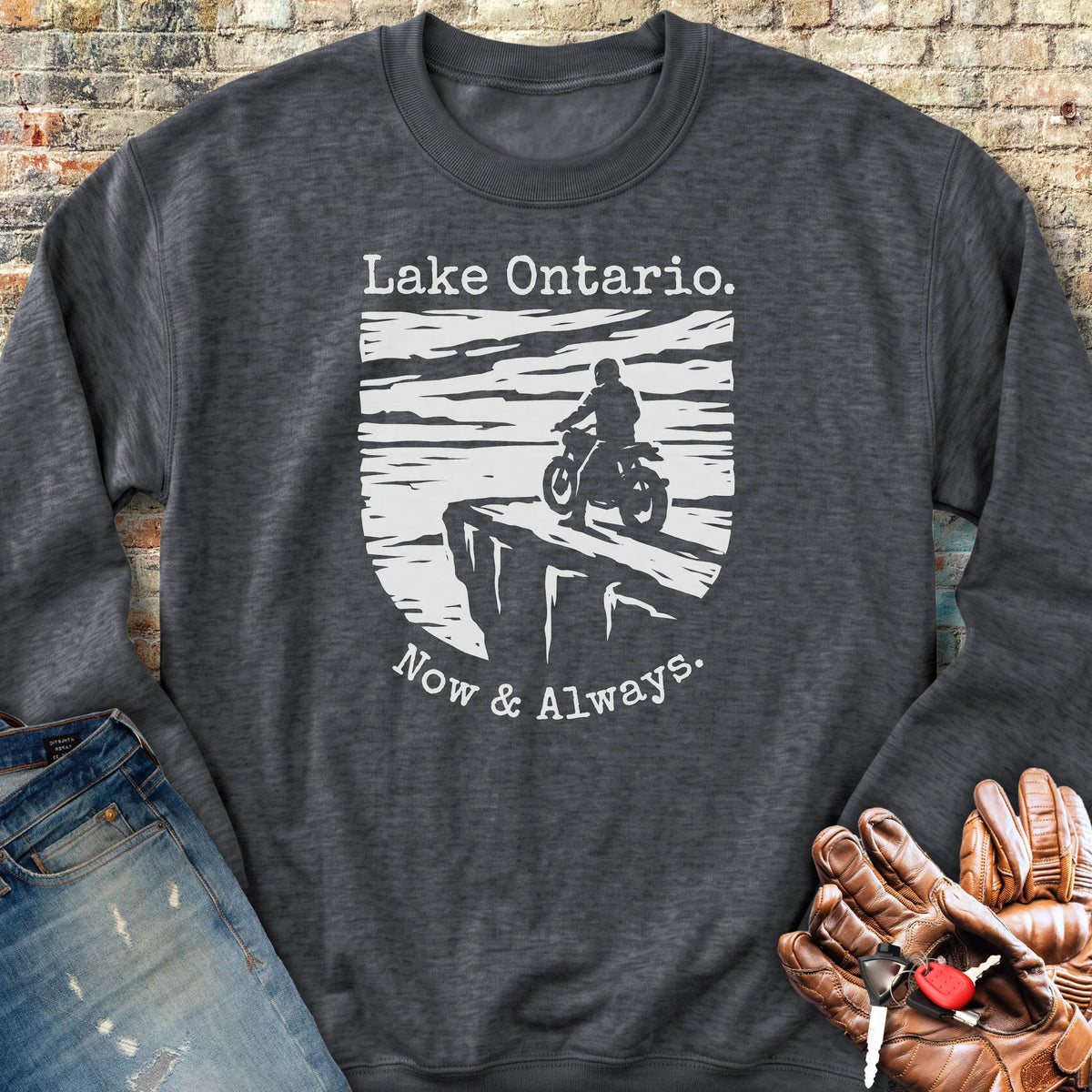 Now & Always Sweatshirt - Dark Heather