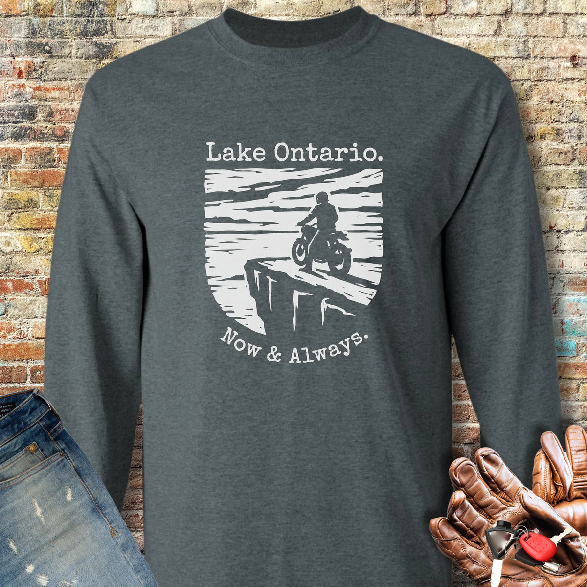 Now & Always Long Sleeve T-Shirt - Dark Heather