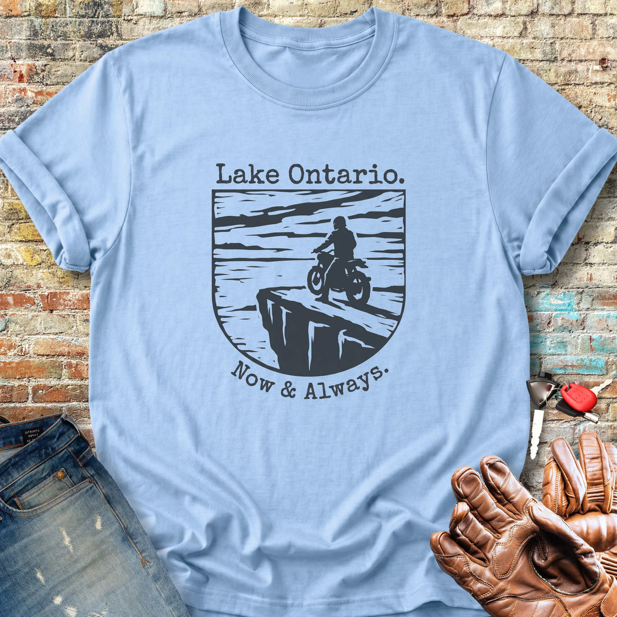Now & Always Classic T-Shirt - Light Blue