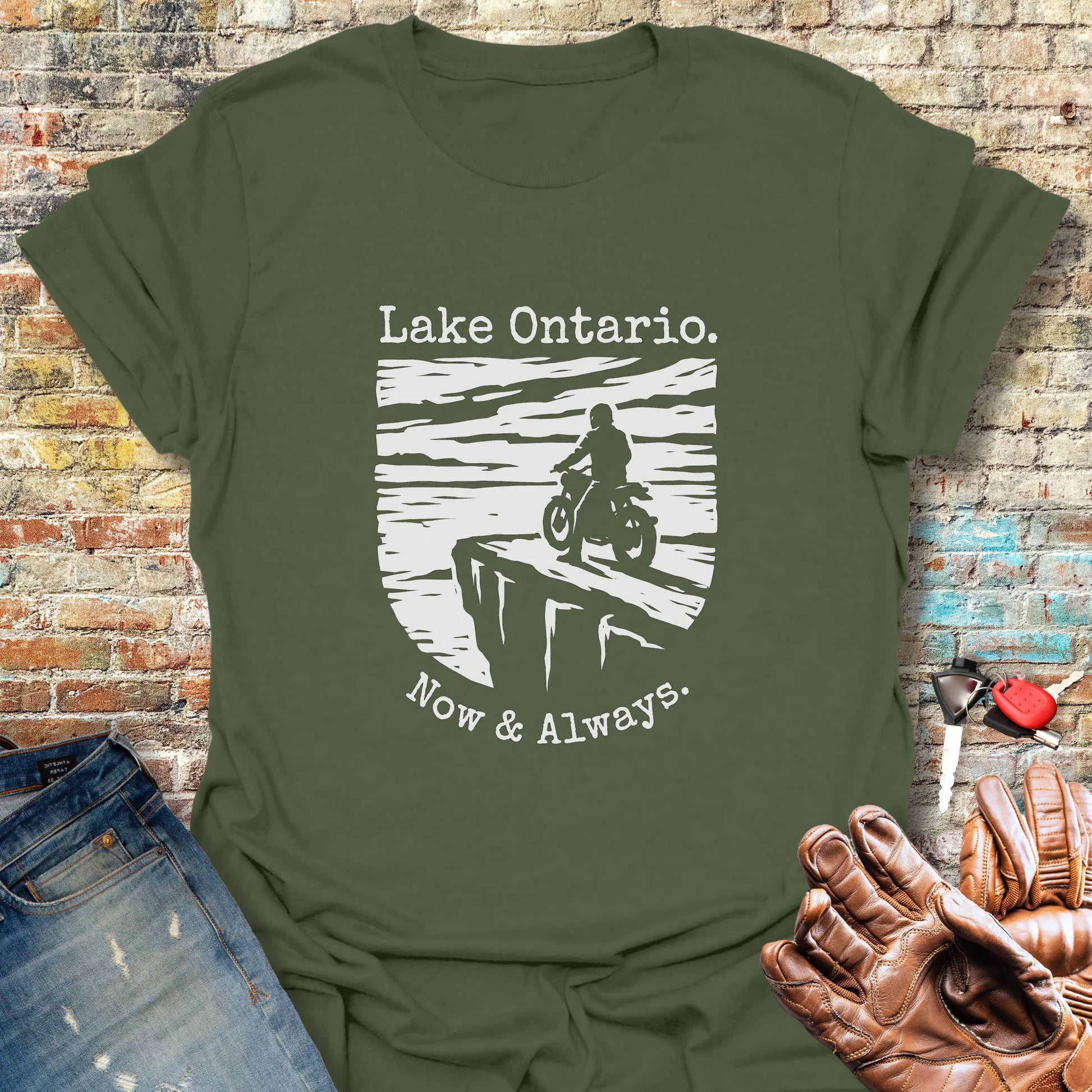 Now & Always T-Shirt - Military Green