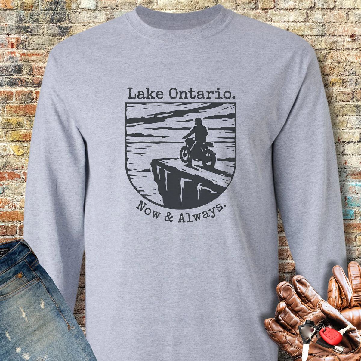 Now & Always Long Sleeve T-Shirt - Sport Grey