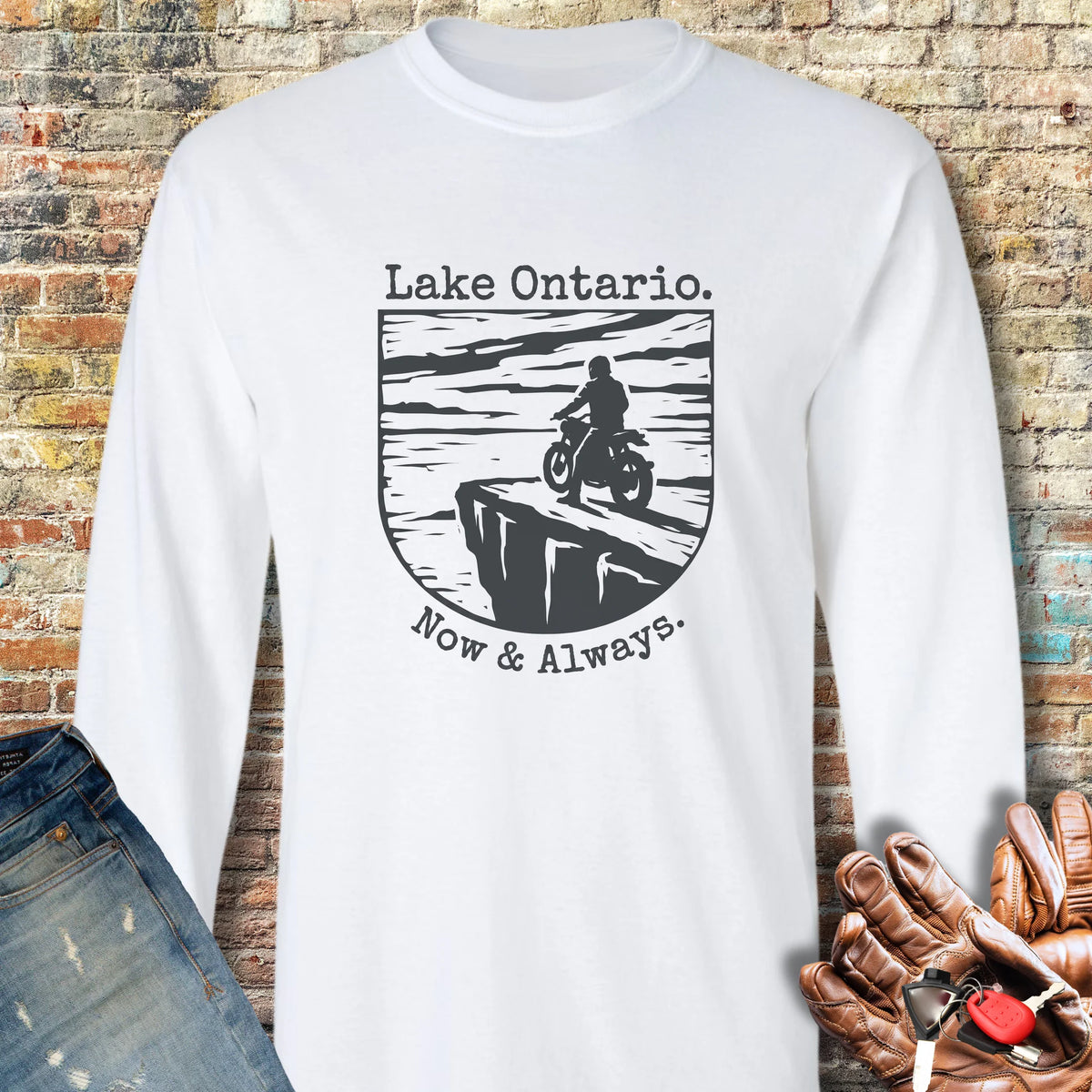 Now & Always Long Sleeve T-Shirt - White