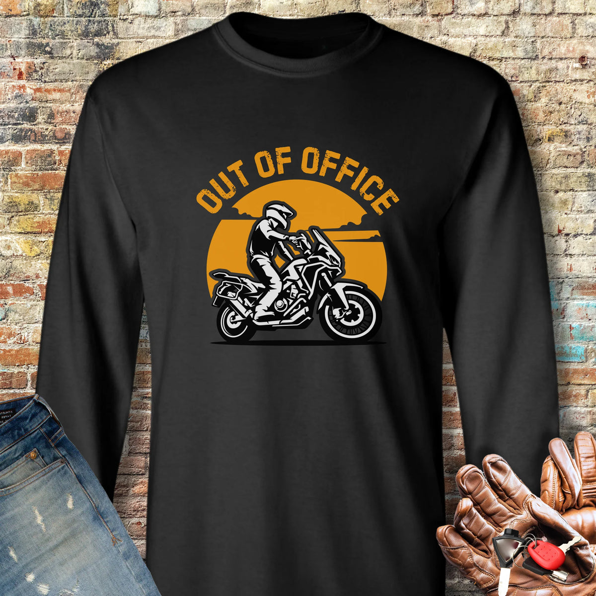 OOO ADV Long Sleeve T-Shirt - Black