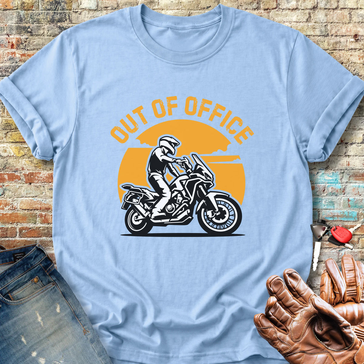 OOO ADV Classic T-Shirt - Light Blue
