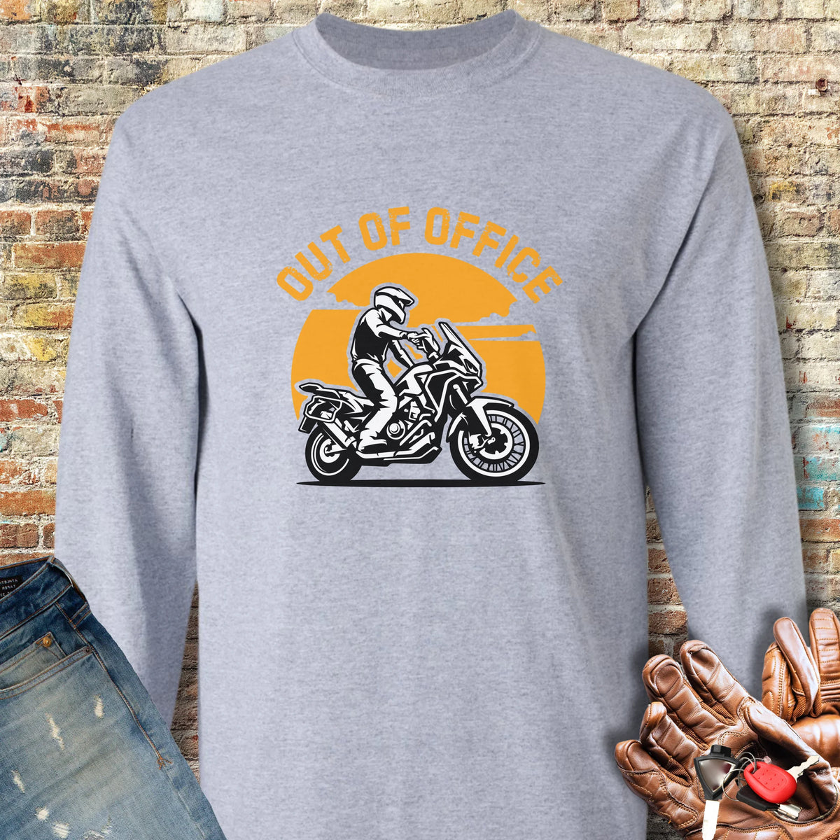OOO ADV Long Sleeve T-Shirt - Sport Grey