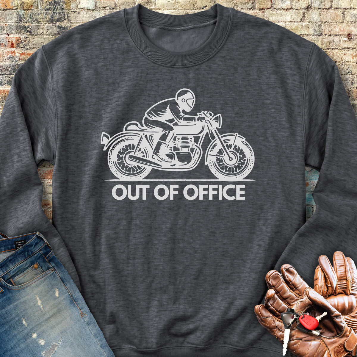 OOO Classic Sweatshirt - Dark Heather