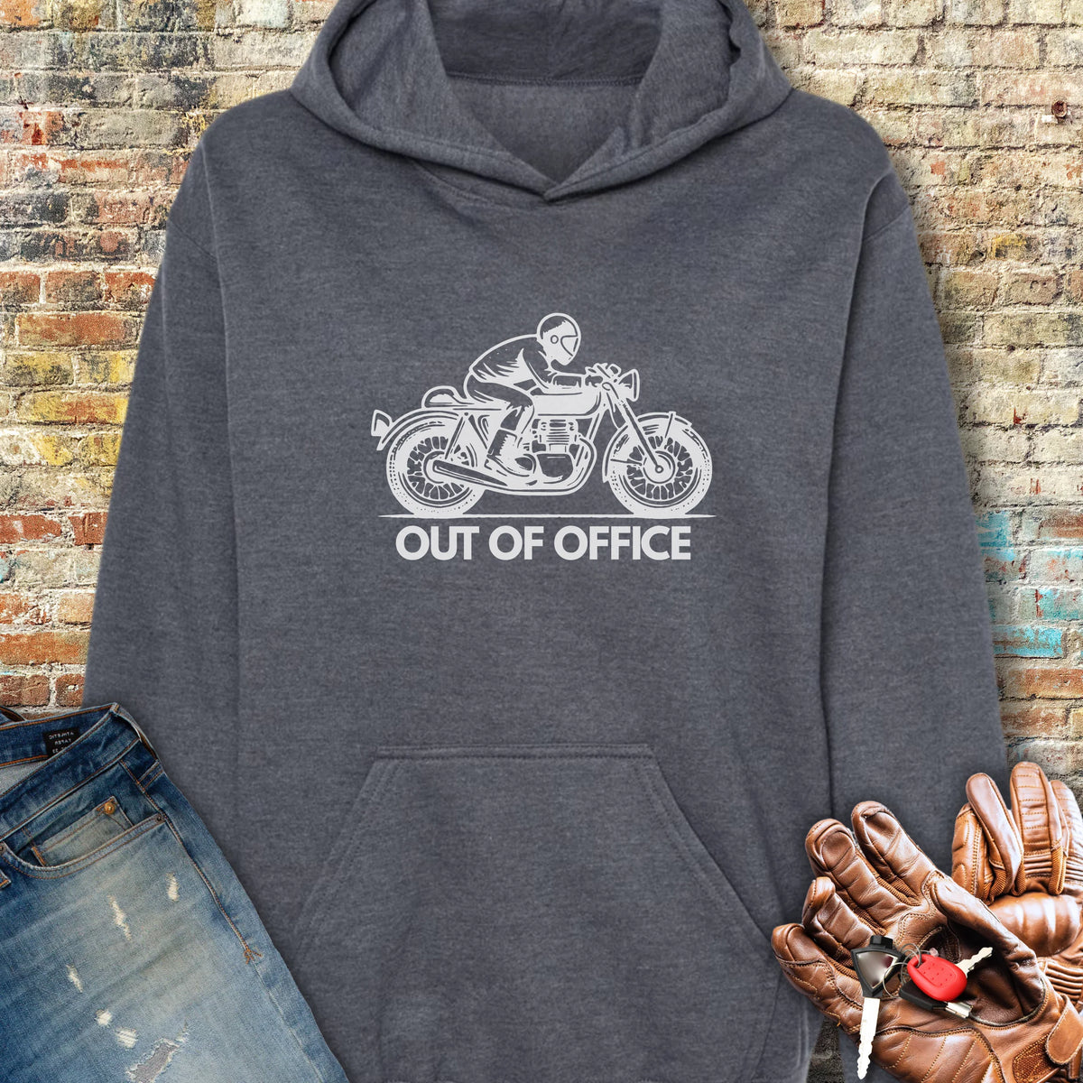 OOO Classic Hoodie - Dark Heather