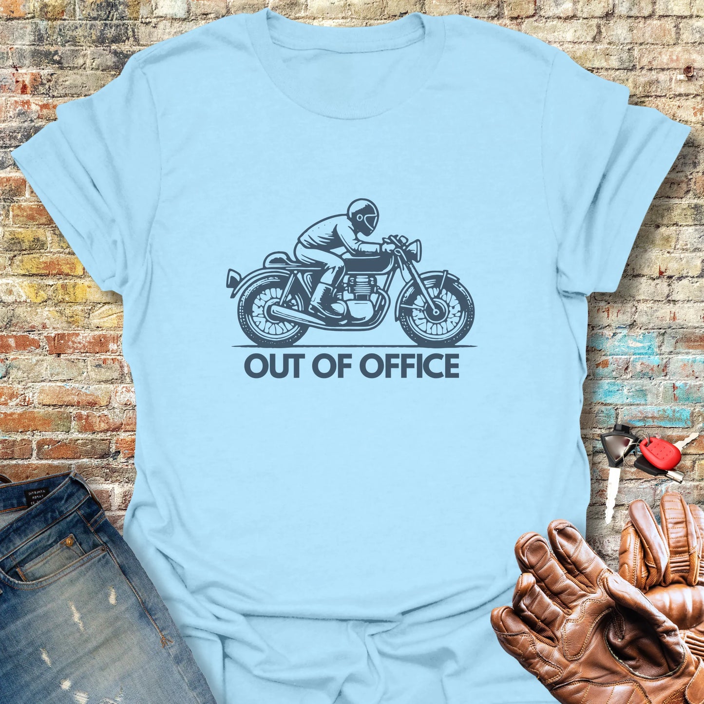 OOO Classic T-Shirt - Light Blue