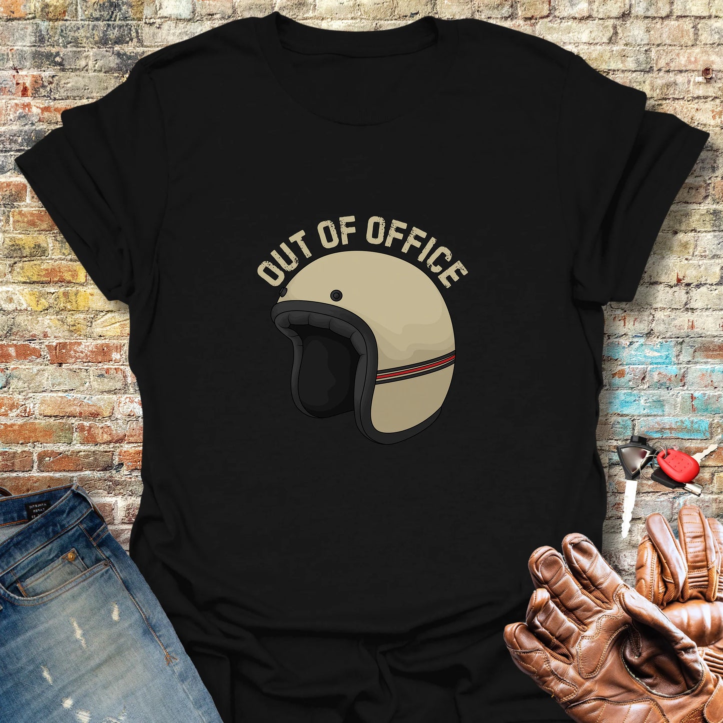 OOO Helmet T-Shirt - Black