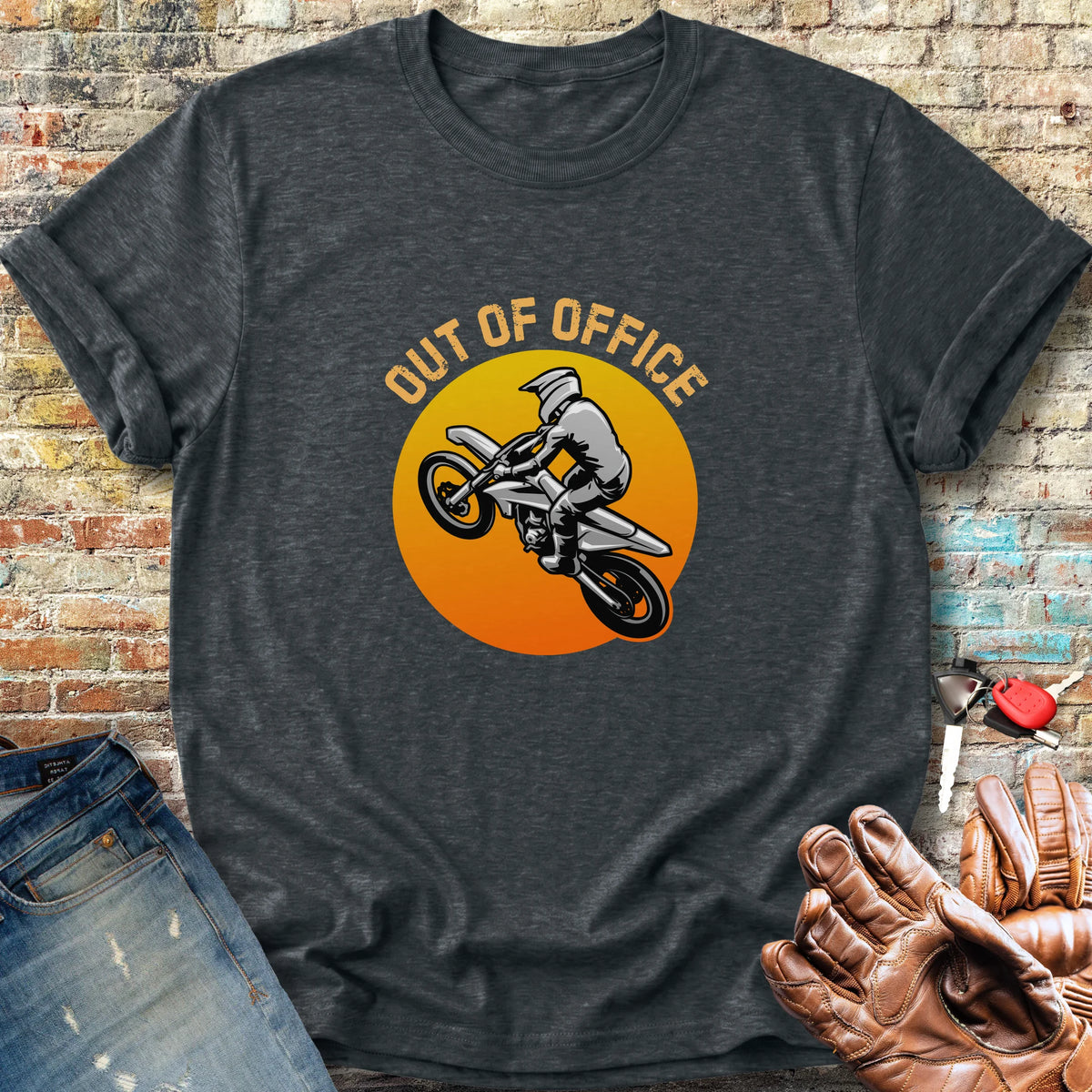 OOO MotoX Classic T-Shirt - Dark Heather