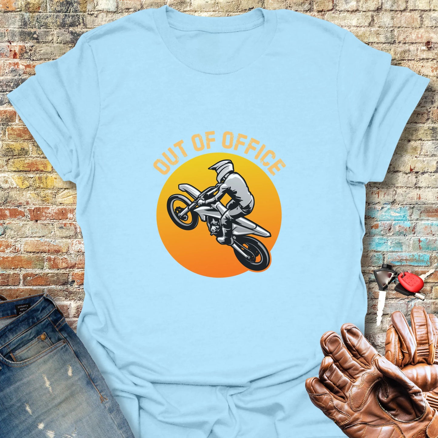 OOO MotoX T-Shirt - Light Blue
