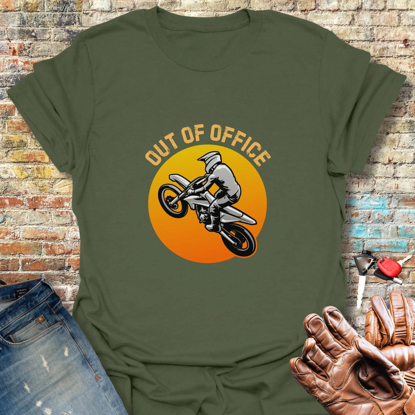 OOO MotoX T-Shirt - Military Green