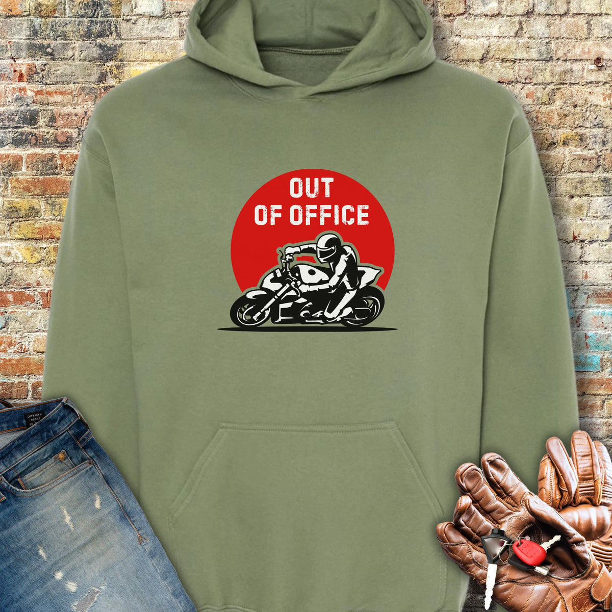 OOO Streetfighter Hoodie - Military Green